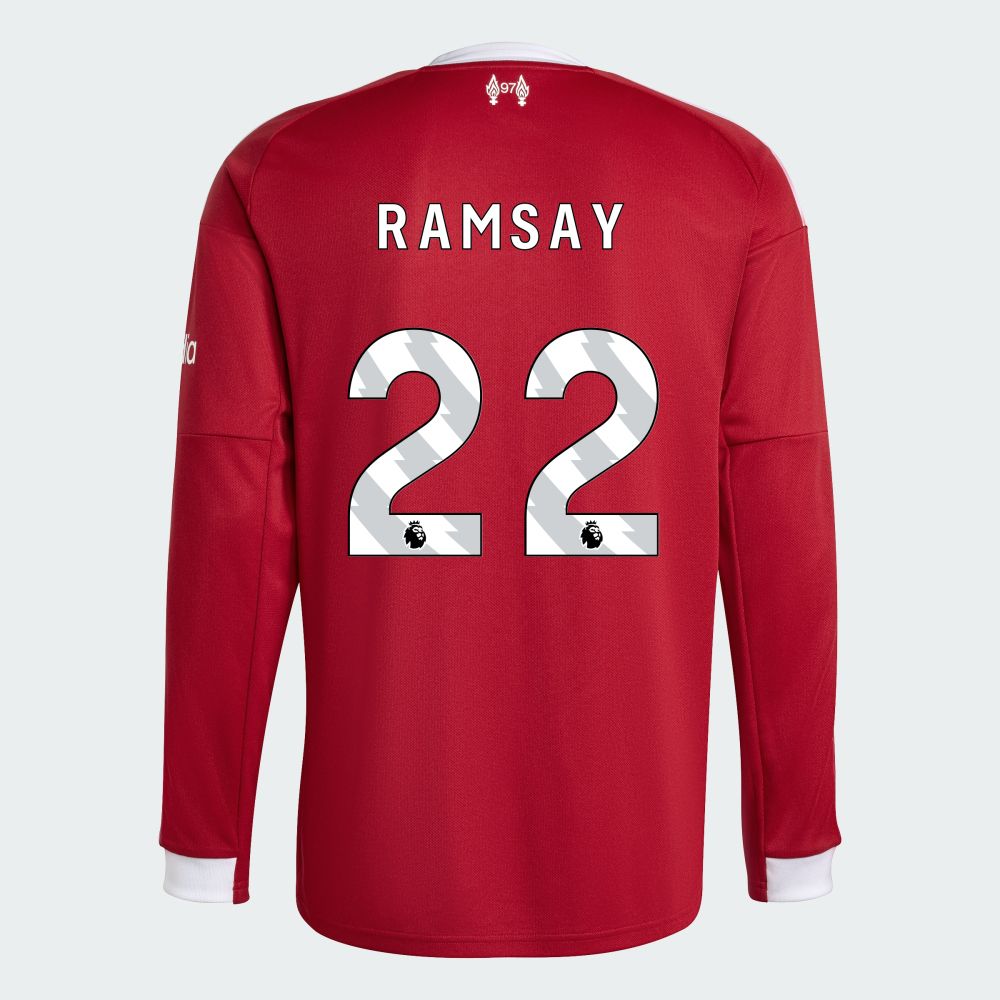 25-26 Liverpool Home RAMSAY 22 Long Sleeve Jersey