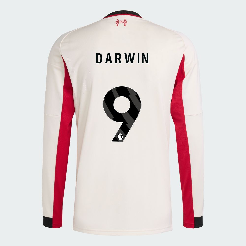 25-26 Liverpool Away DARWIN 9 Long Sleeve Jersey