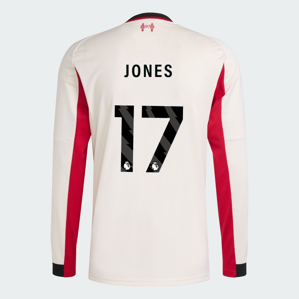 25-26 Liverpool Away JONES 17 Long Sleeve Jersey
