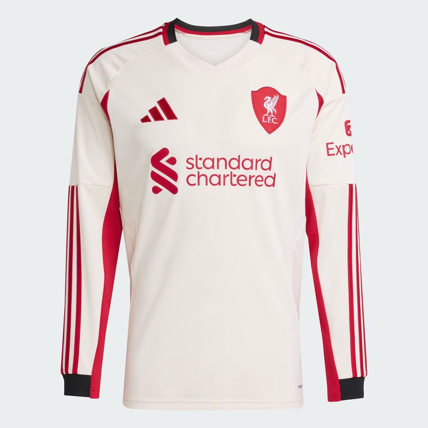 25-26 Liverpool Away WOODMAN 28 Long Sleeve Jersey (Player Version)