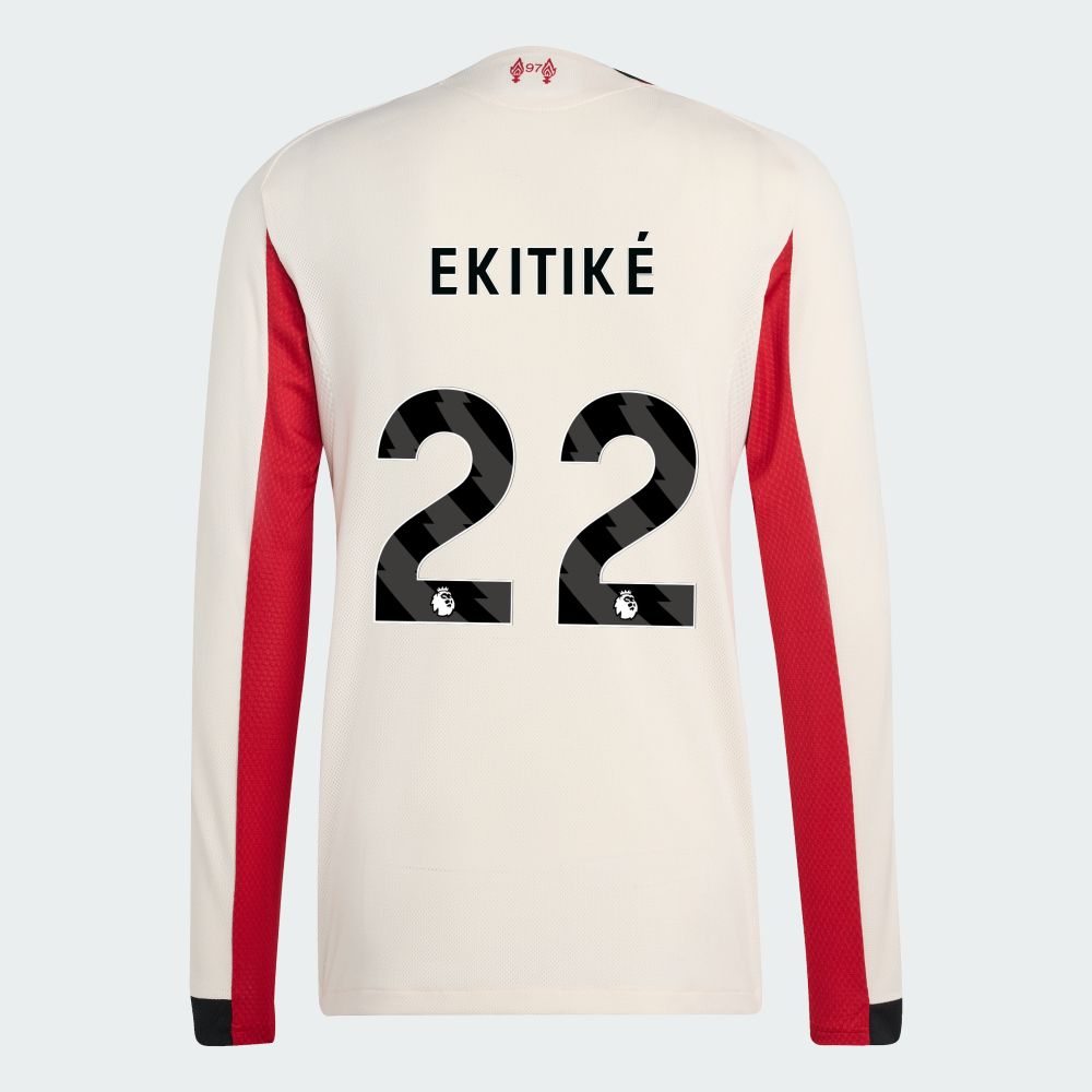 25-26 Liverpool Away EKITIKÉ 22 Long Sleeve Jersey (Player Version)