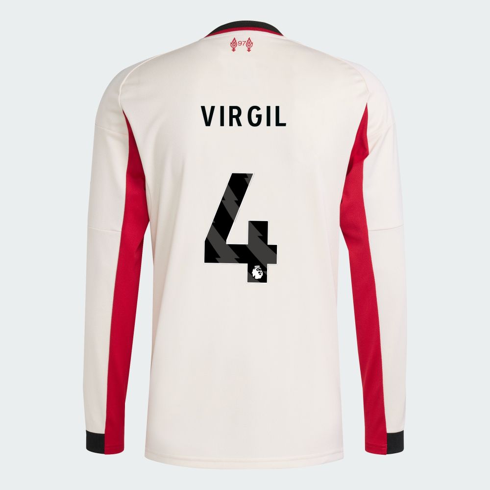 25-26 Liverpool Away VIRGIL 4 Long Sleeve Jersey