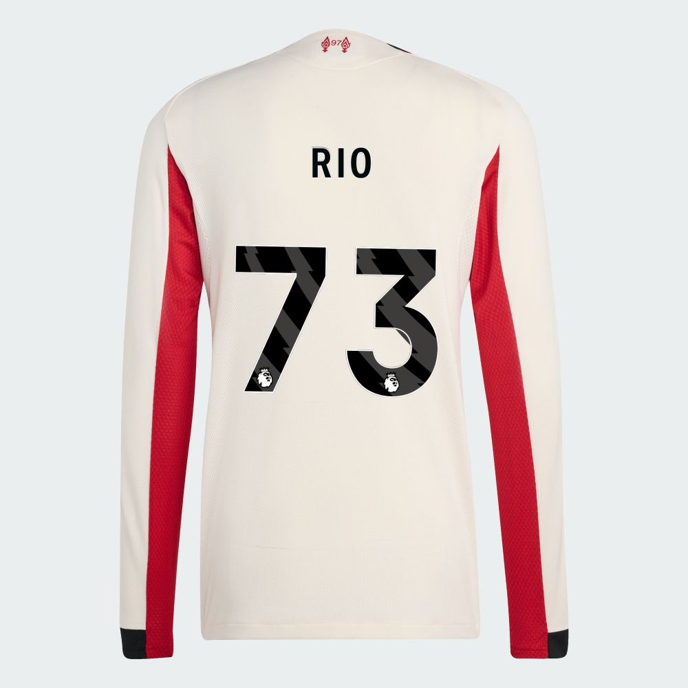 25-26 Liverpool Away RIO 73 Long Sleeve Jersey (Player Version)