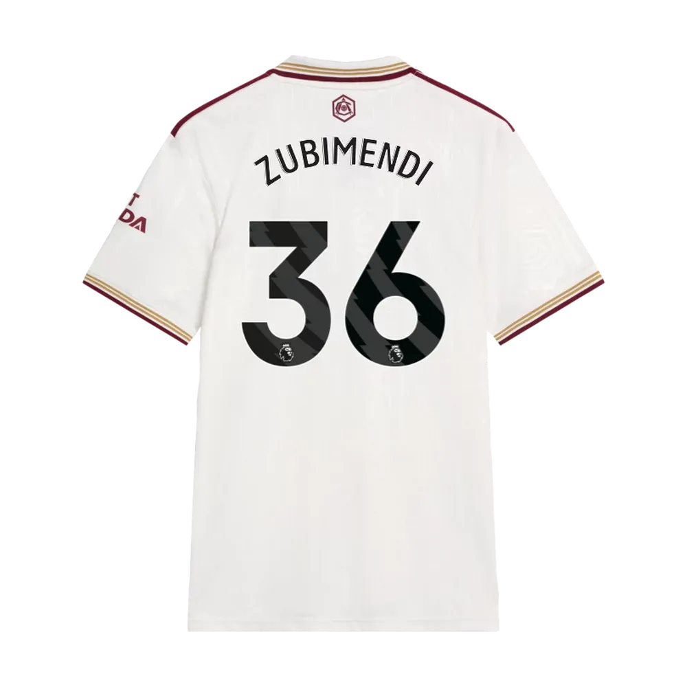 25-26 Arsenal Third ZUBIMENDI 36 Jersey