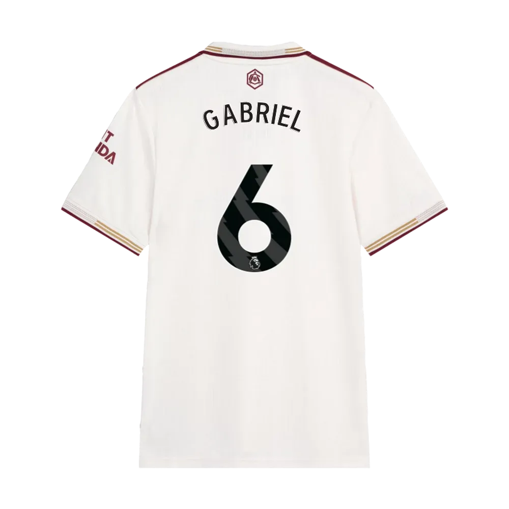 25-26 Arsenal Third GABRIEL 6 Jersey (Player Version)
