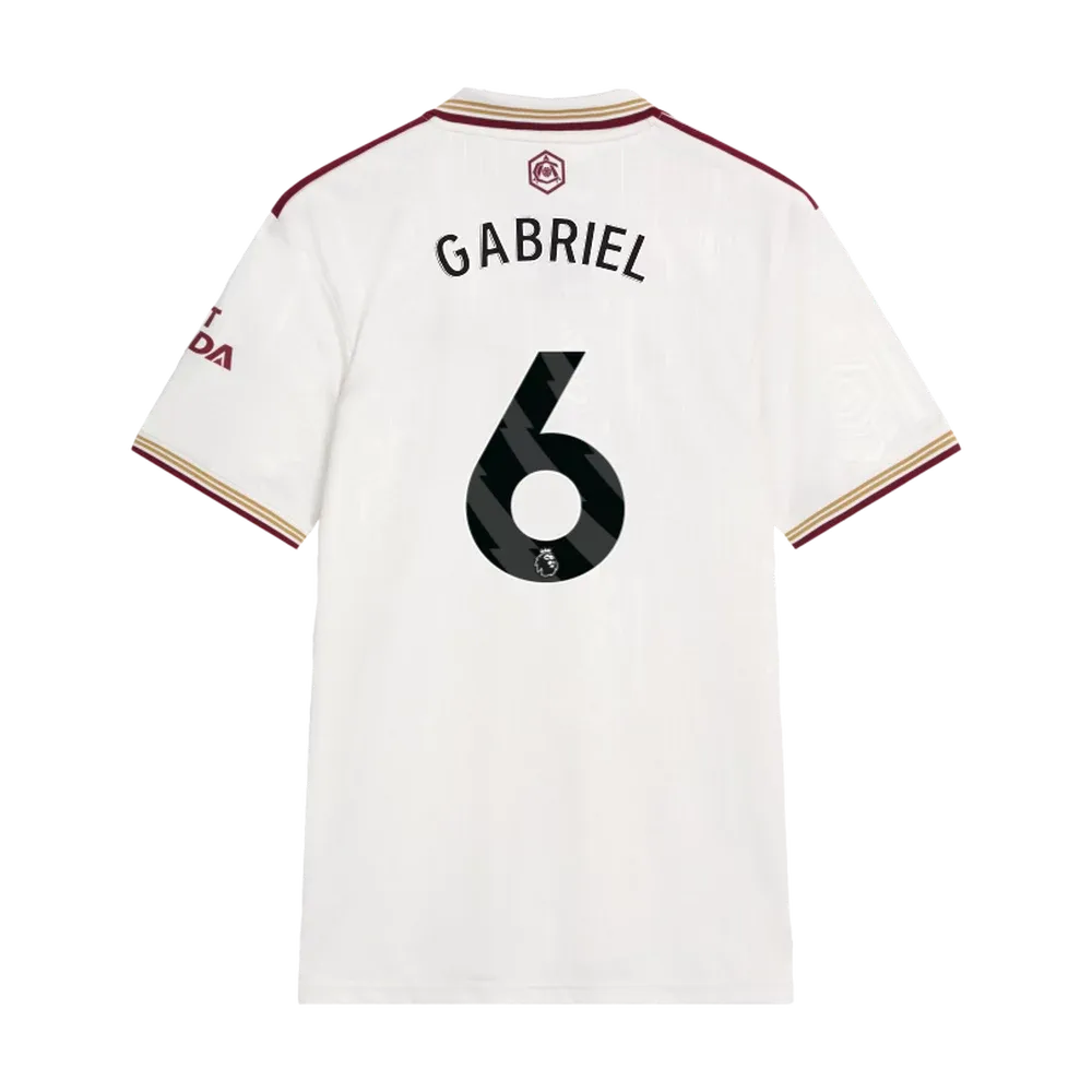 25-26 Arsenal Third GABRIEL 6 Jersey