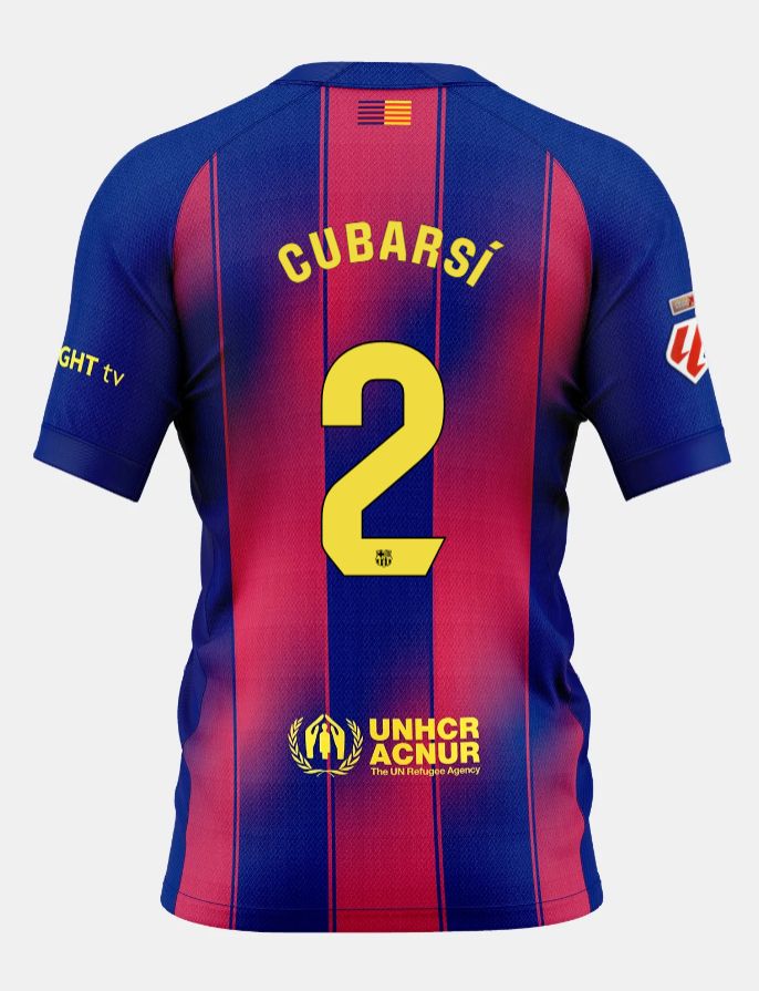 25-26 Barcelona Home CUBARSÍ 2 Jersey