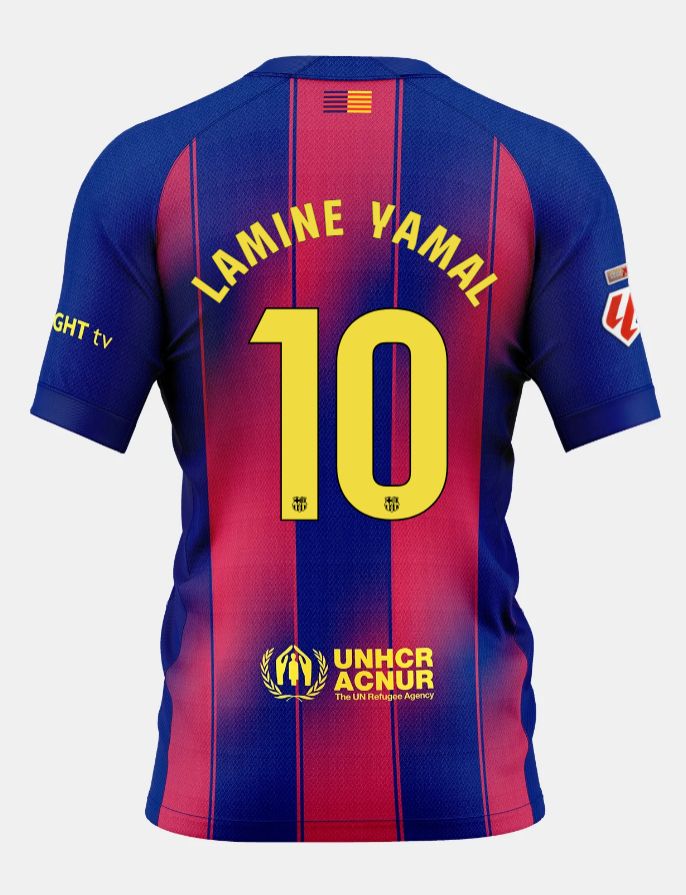 25-26 Barcelona Home LAMINE YAMAL 10 Jersey