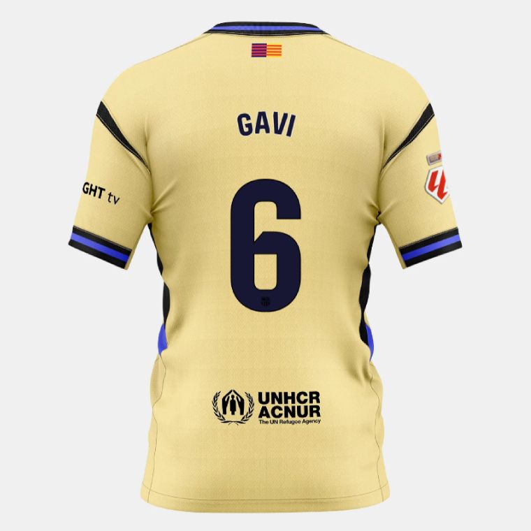 25-26 Barcelona Away GAVI 6 Jersey