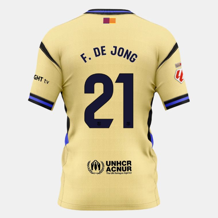25-26 Barcelona Away F. DE JONG 21 Jersey