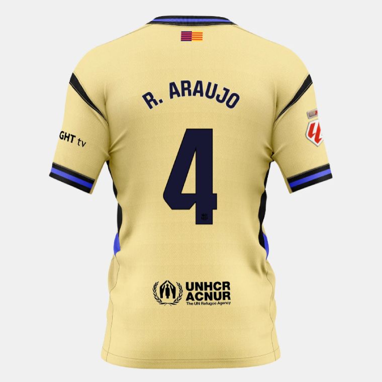 25-26 Barcelona Away R. ARAUJO 4 Jersey
