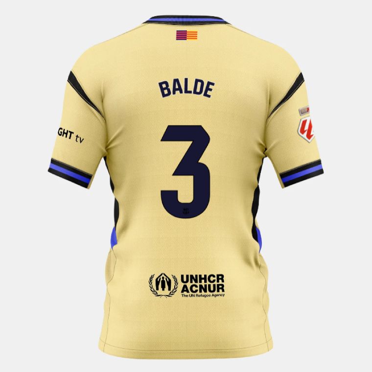 25-26 Barcelona Away BALDE 3 Jersey
