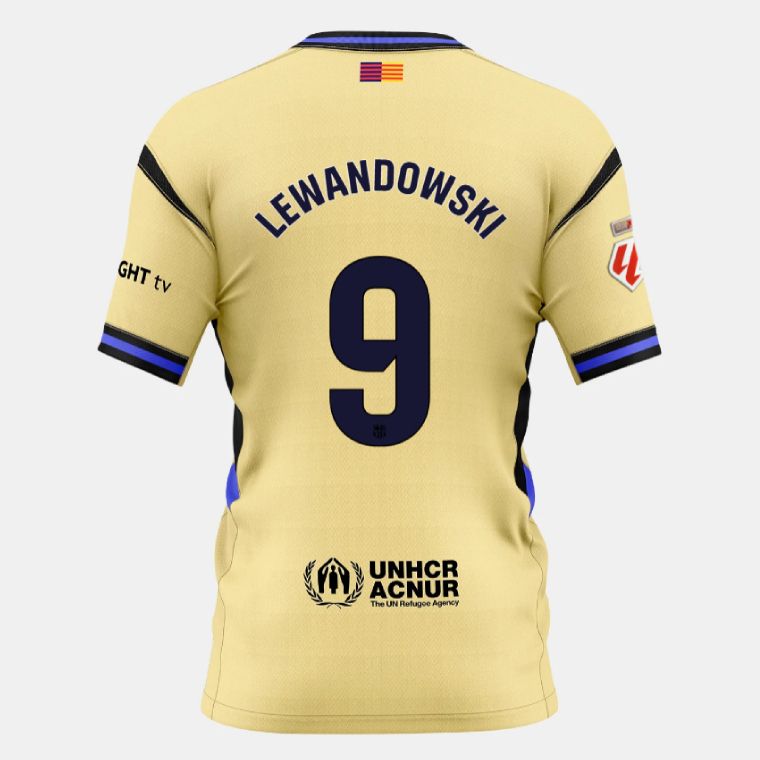 25-26 Barcelona Away LEWANDOWSKI 9 Jersey