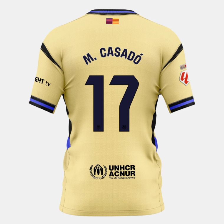 25-26 Barcelona Away M. CASADÓ 17 Jersey