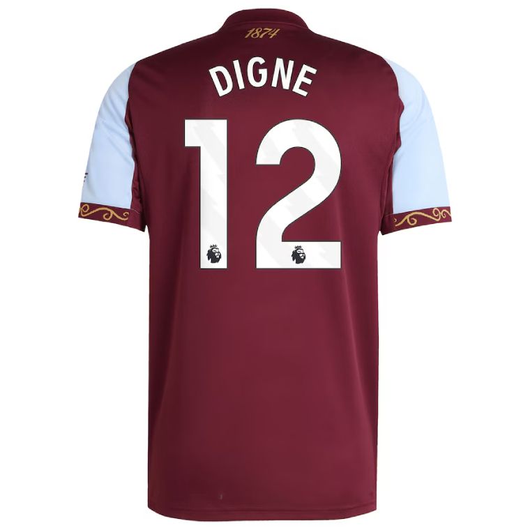 25-26 Aston Villa Home DIGNE 12 Jersey