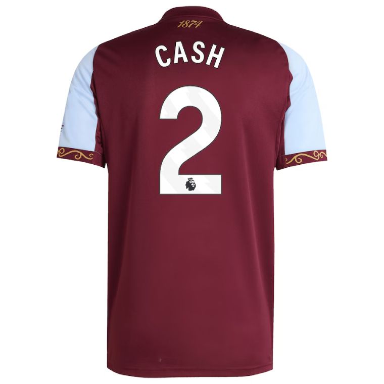 25-26 Aston Villa Home CASH 2 Jersey
