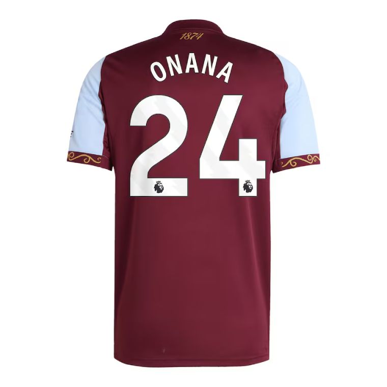 25-26 Aston Villa Home ONANA 24 Jersey