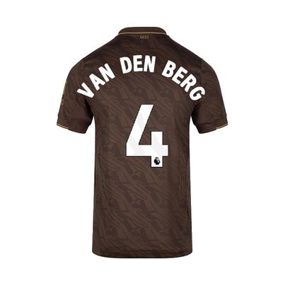 25-26 Brentford Away VAN DEN BERG 4 Jersey