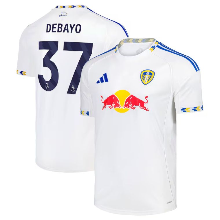 25-26 Leeds United Home DEBAYO 37 Jersey
