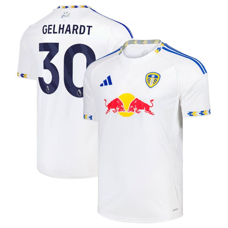 25-26 Leeds United Home GELHARDT 30 Jersey