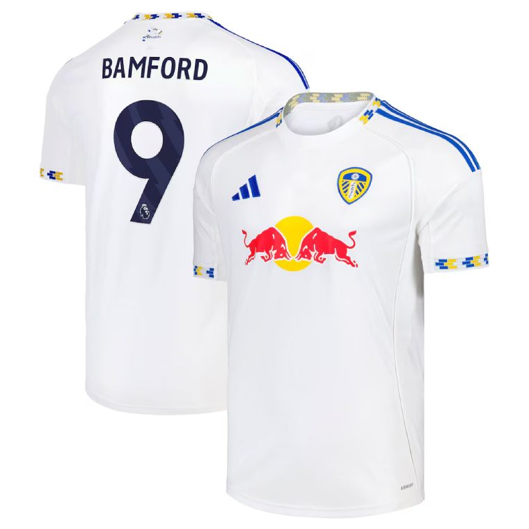 25-26 Leeds United Home BAMFORD 9 Jersey