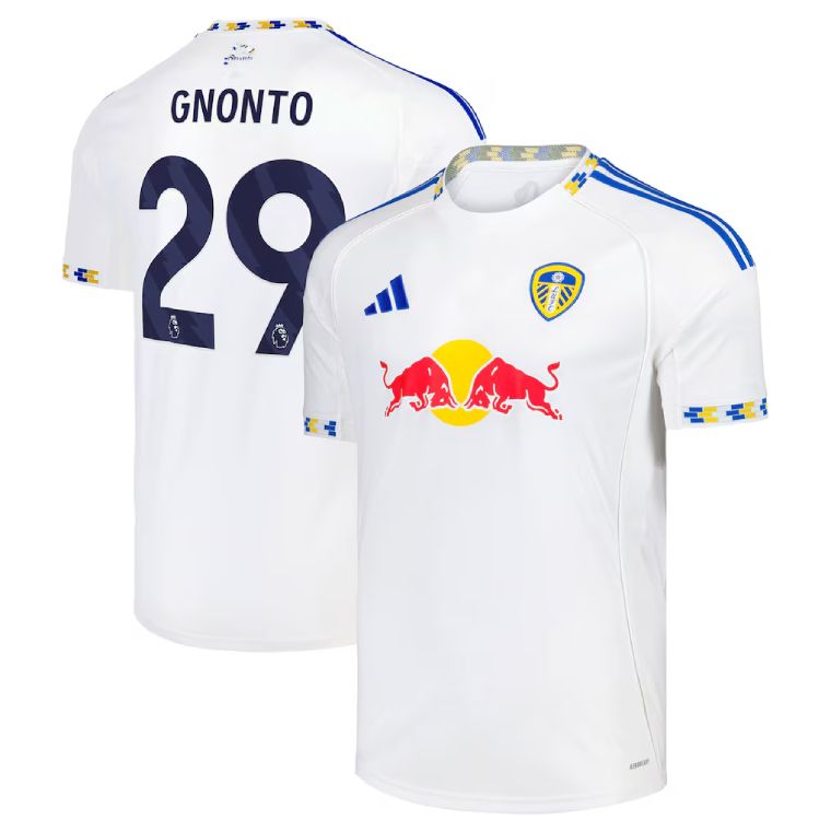 25-26 Leeds United Home GNONTO 29 Jersey