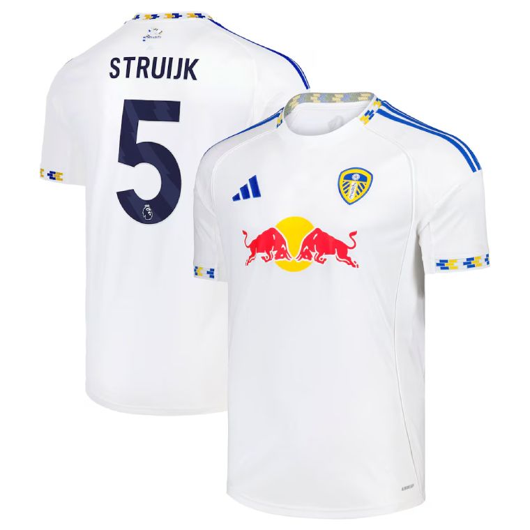 25-26 Leeds United Home STRUIJK 5 Jersey