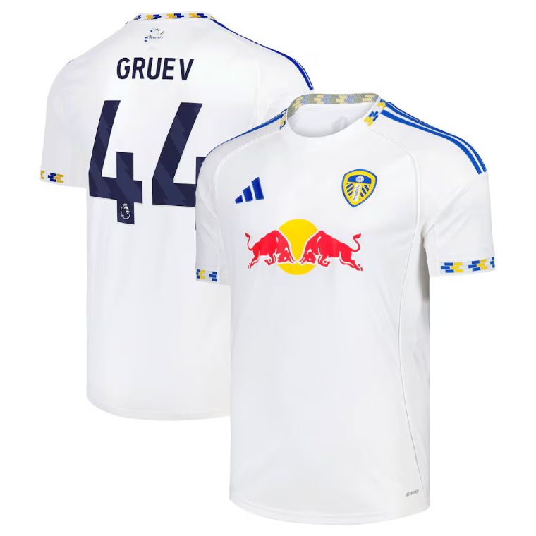 25-26 Leeds United Home GRUEV 44 Jersey