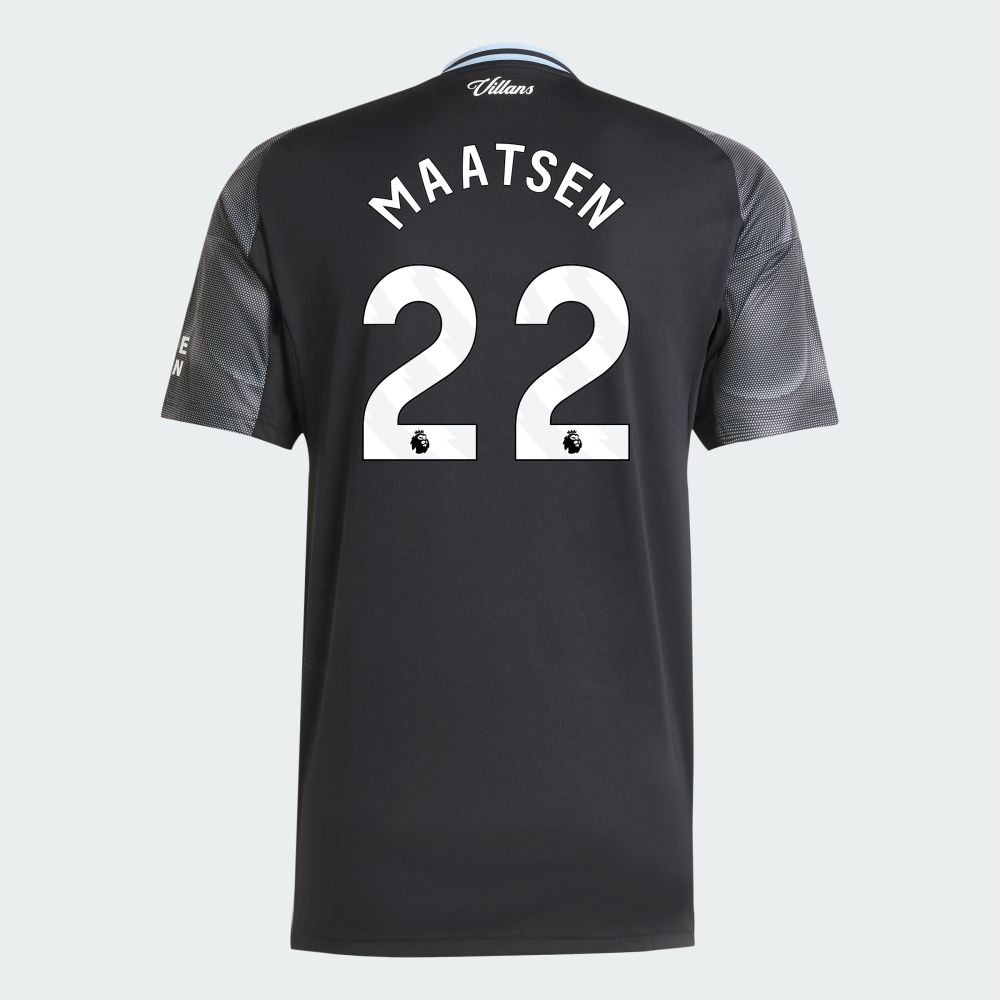 25-26 Aston Villa Away MAATSEN 22 Jersey
