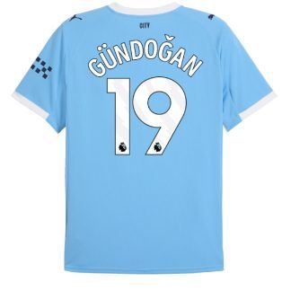 25-26 Manchester City Home GÜNDOĞAN 19 Jersey
