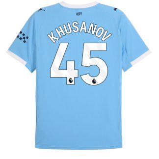 25-26 Manchester City Home KHUSANOV 45 Jersey