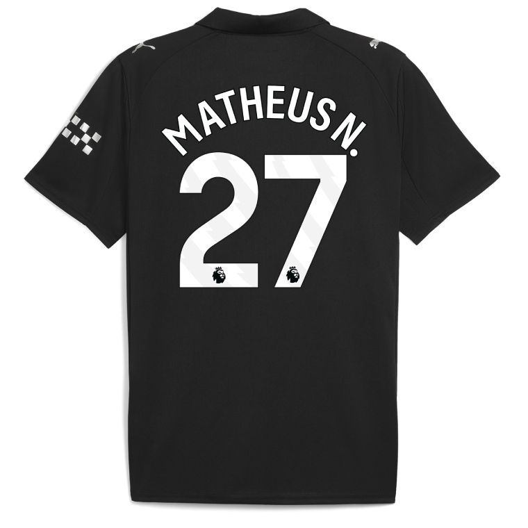 25-26 Manchester City Away MATHEUS N. 27 Jersey