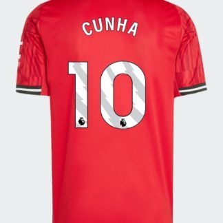 25-26 Manchester United Home CUNHA 10 Jersey