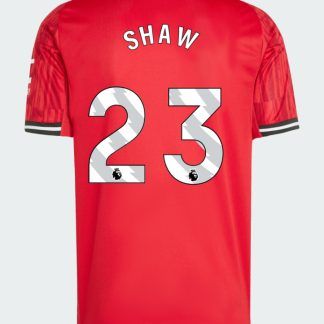 25-26 Manchester United Home SHAW 23 Jersey