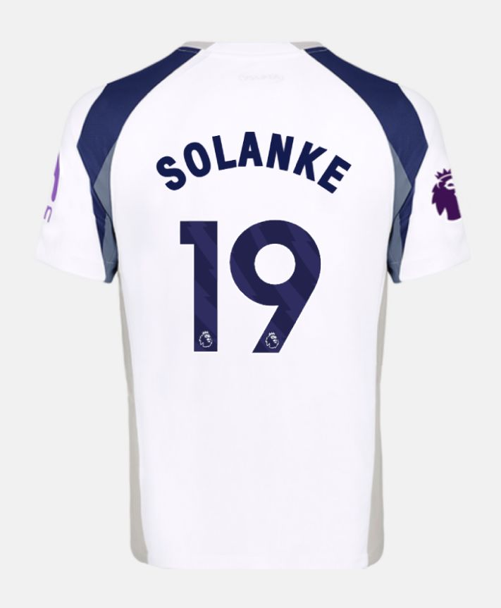 25-26 Tottenham Hotspur Home SOLANKE 19 Jersey