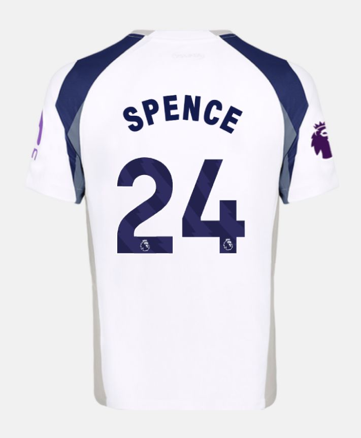 25-26 Tottenham Hotspur Home SPENCE 24 Jersey