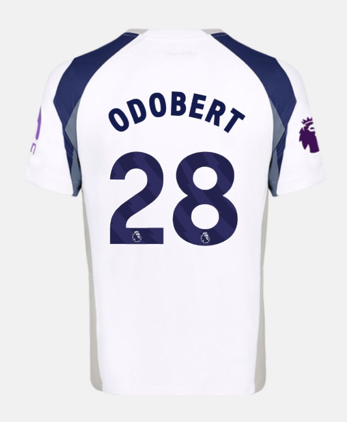 25-26 Tottenham Hotspur Home ODOBERT 28 Jersey