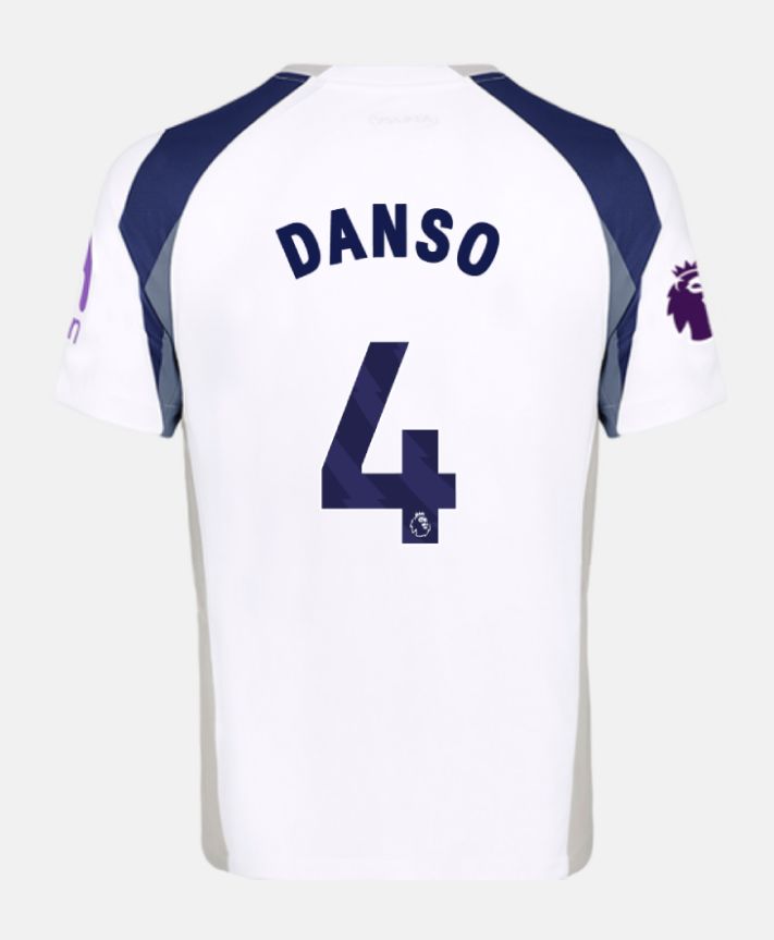 25-26 Tottenham Hotspur Home DANSO 4 Jersey