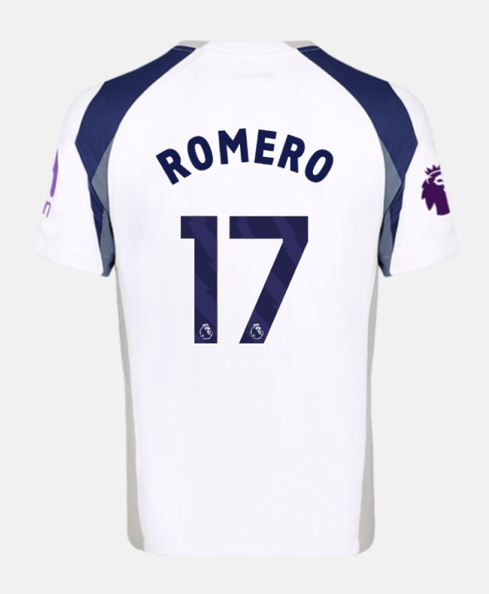 25-26 Tottenham Hotspur Home ROMERO 17 Jersey