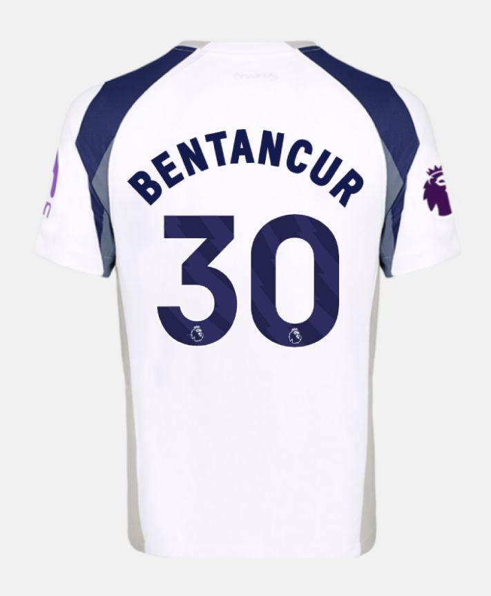 25-26 Tottenham Hotspur Home BENTANCUR 30 Jersey