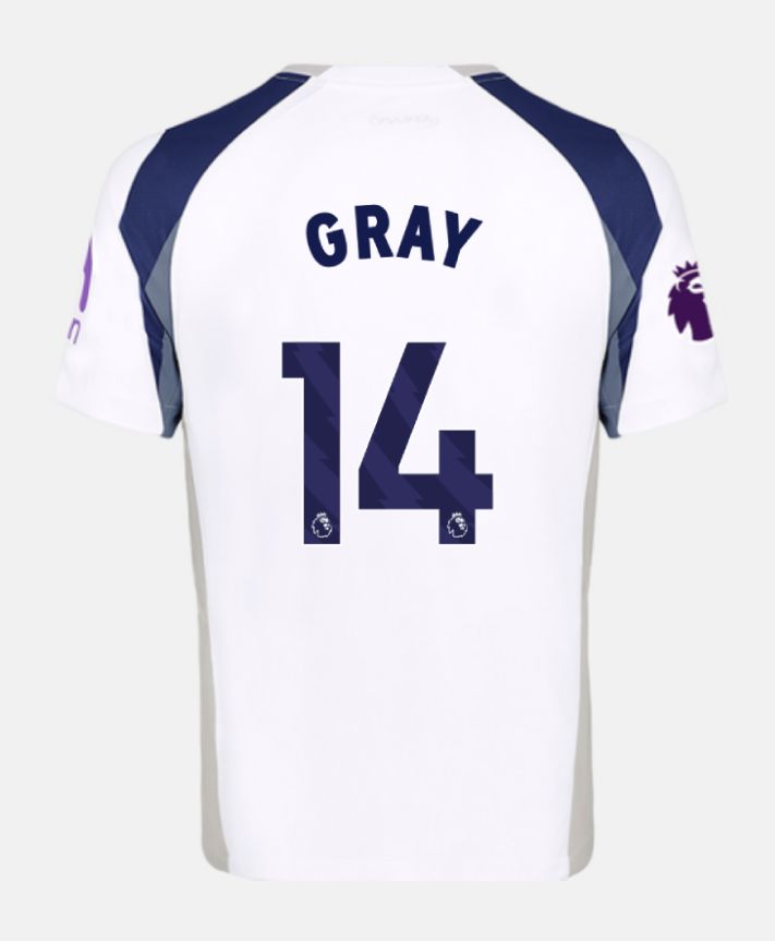 25-26 Tottenham Hotspur Home GRAY 14 Jersey