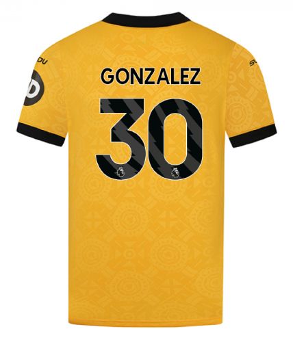 25-26 Wolves Home GONZALEZ 30 Jersey