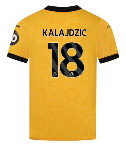 25-26 Wolves Home KALAJDZIC 18 Jersey