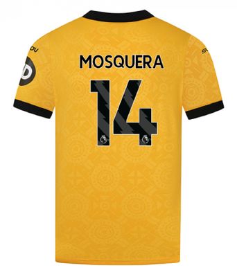 25-26 Wolves Home MOSQUERA 14 Jersey