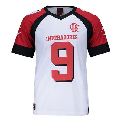 25-26 Flamengo Imperadores Number 9 White Jersey