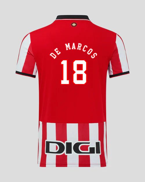 25-26 Athletic Bilbao DE MARCOS 18 Home Jersey