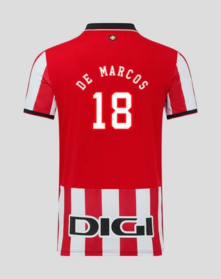 25-26 Athletic Bilbao DE MARCOS 18 Home Jersey