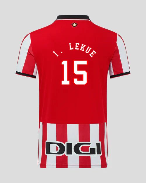 25-26 Athletic Bilbao I. LEKUE 15 Home Jersey