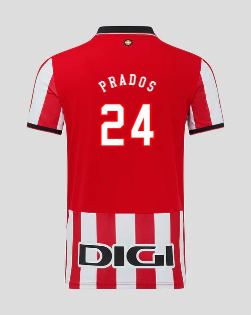 25-26 Athletic Bilbao PRADOS 24 Home Jersey