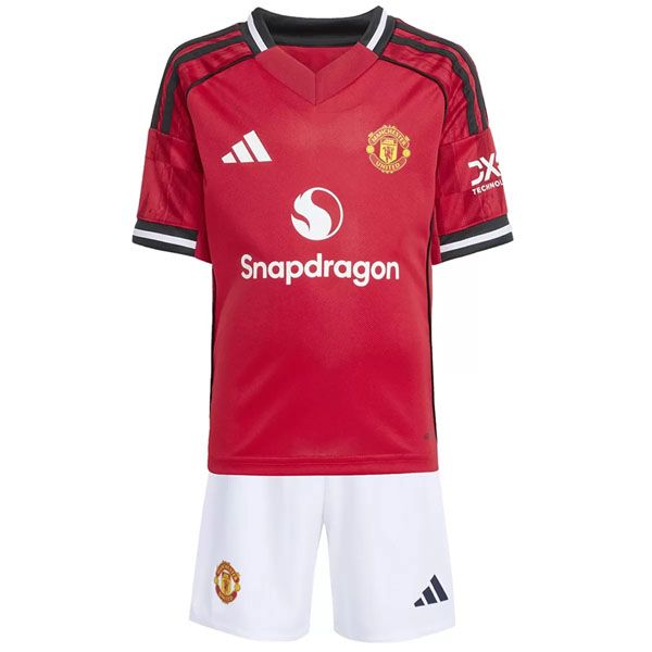 25-26 Manchester United Home Kids Kit